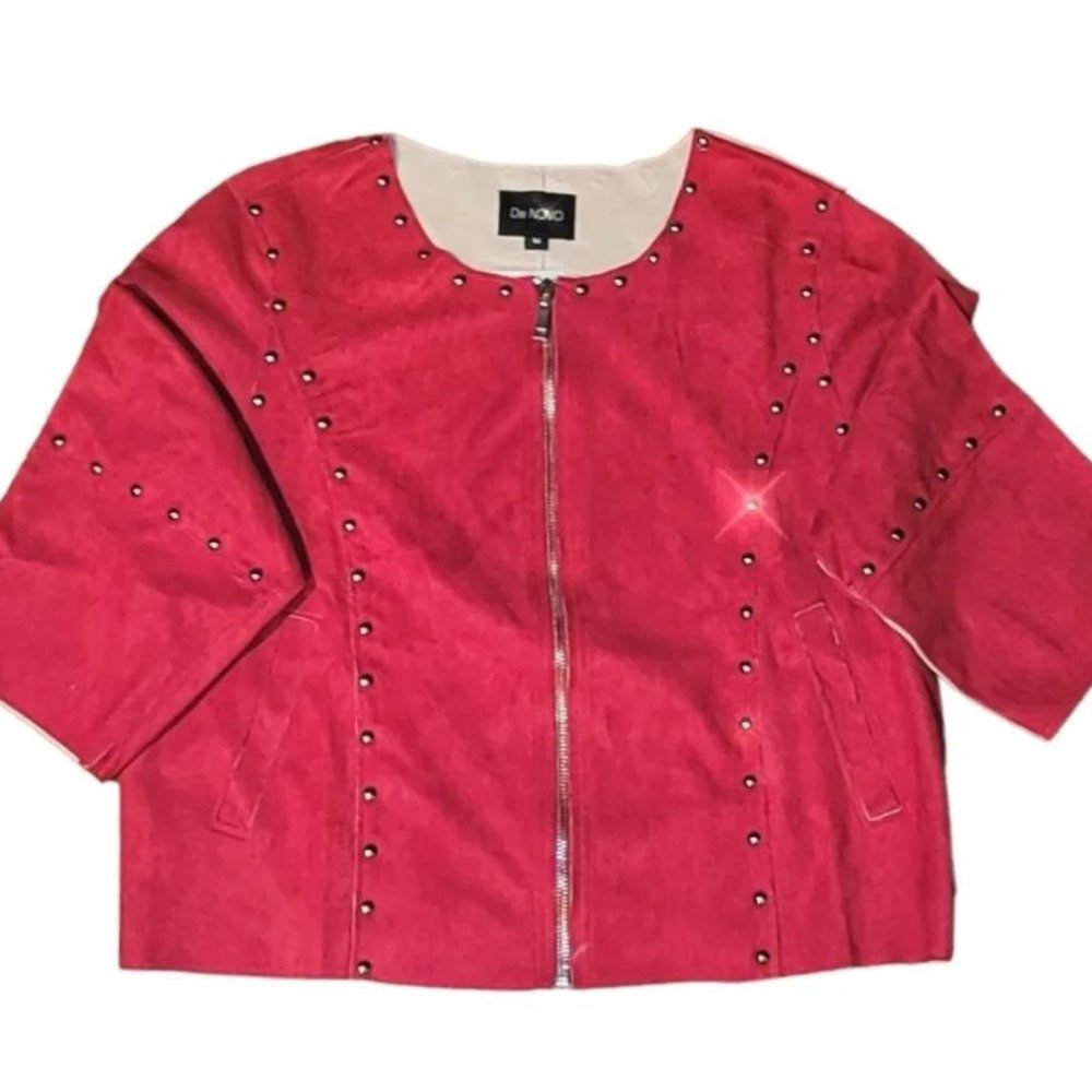 Red suede jacket
